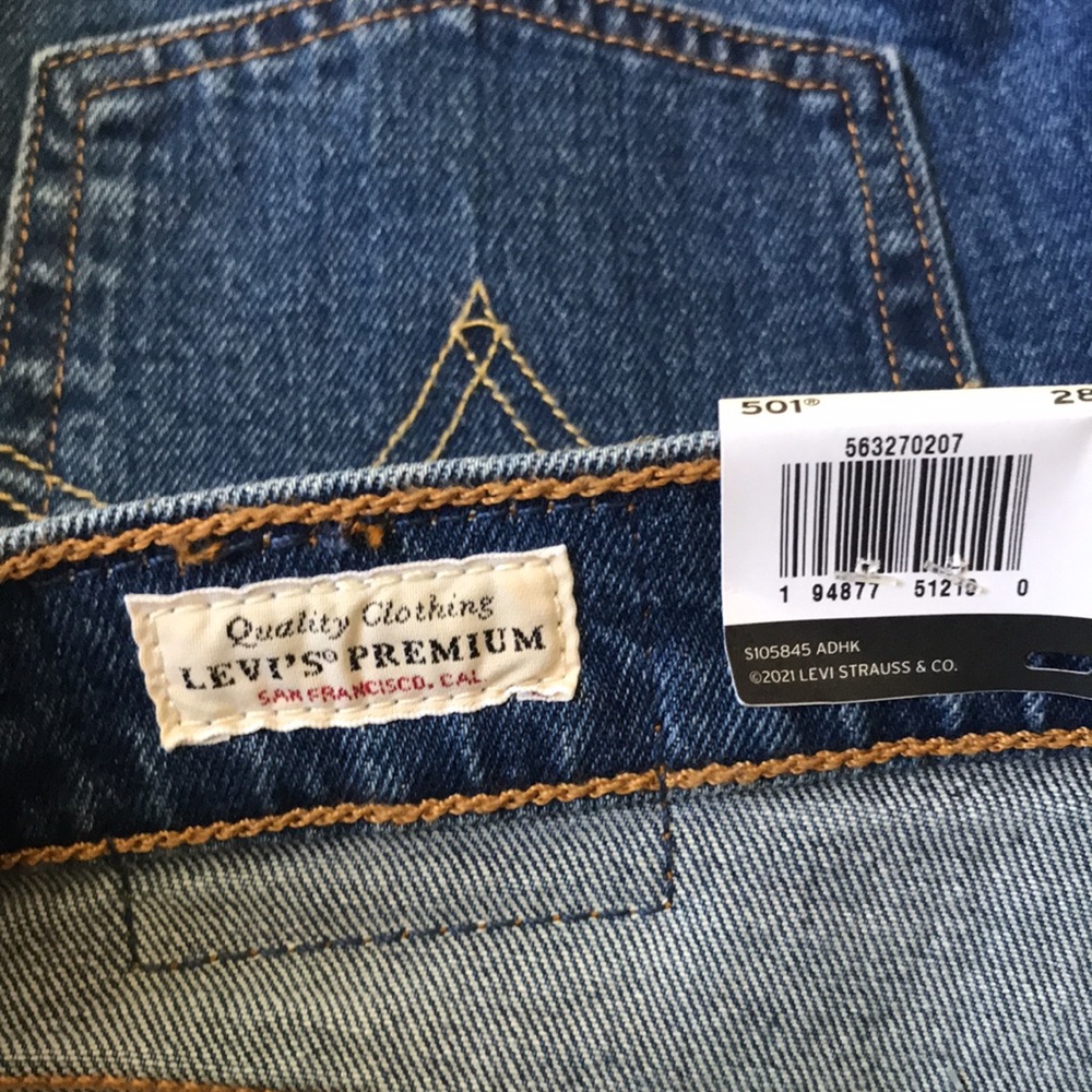 NWT 501 Levi’s high rise short, MSRP $69.50 - Picture 15 of 16